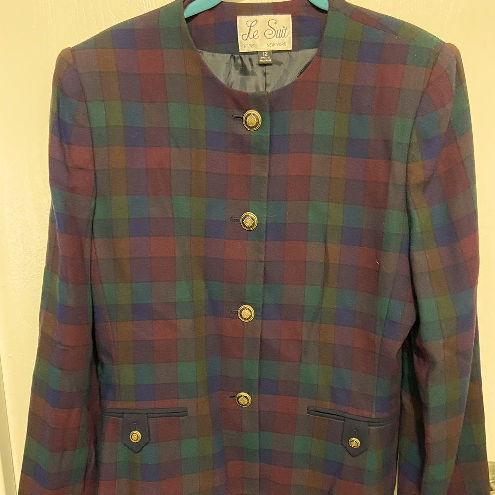 NWT Vintage Le Suit Jacket SZ 12